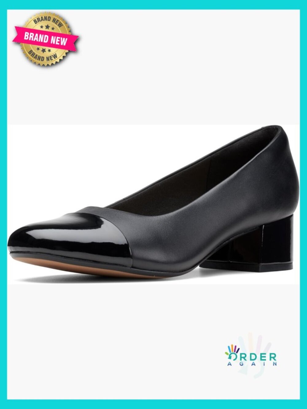 Suede Low Heel Pumps Comfortable Cushioned Block Heel Work Pump